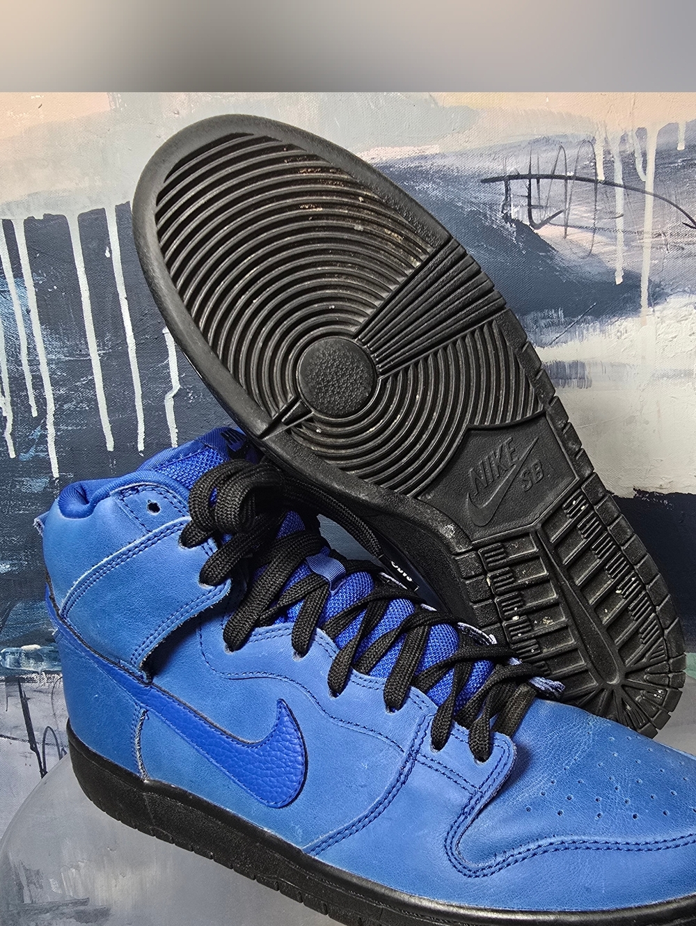 Nike SB Dunk High Pro Eiffel 65 Royal Blue Hitop Sneakers Shoes Men’s Sz 11